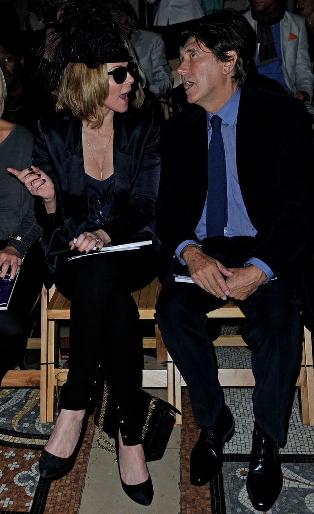 Kim Cattrall and Bryan Ferry at Philip Treacy Kim Cattrall and Bryan Ferry at Philip Treacy