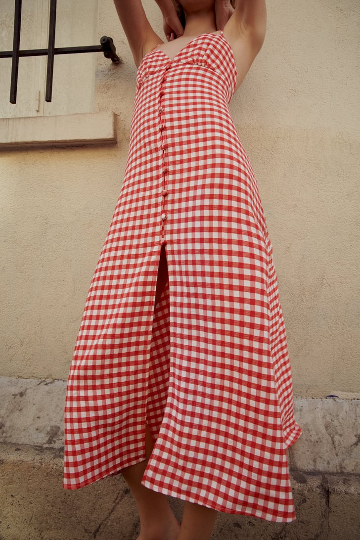 Zara Strappy Gingham Dress