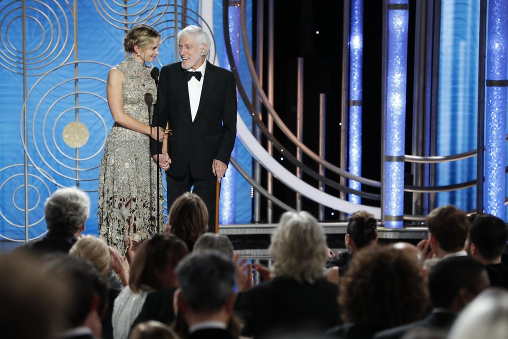 Dick Van Dyke and Emily Blunt at 2019 Golden Globe Awards