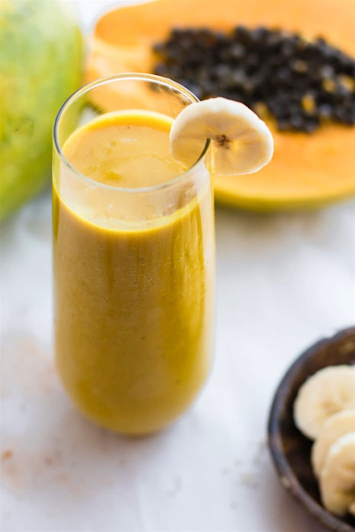 Tumeric Golden Milk Vegan Smoothie