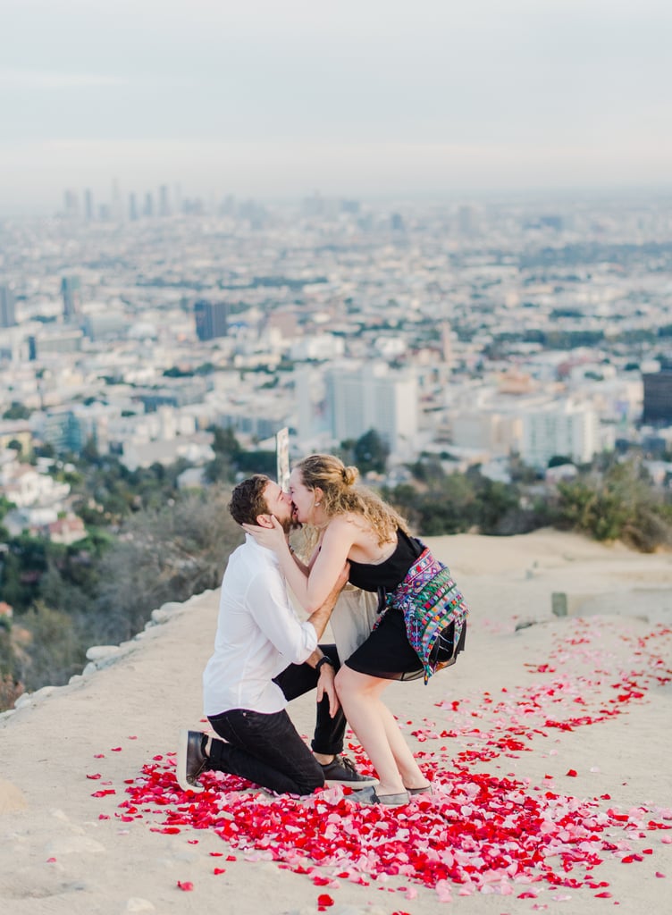 Man Proposes to His Girlfriend With 16 Dogs