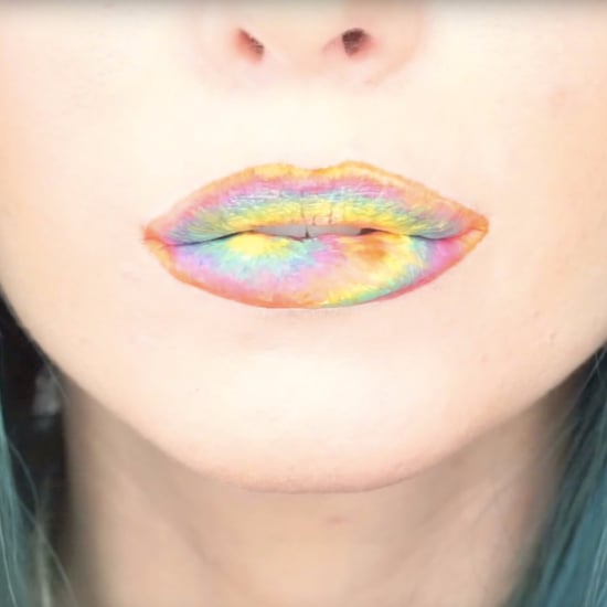 Tie-Dye Lip Art Ideas