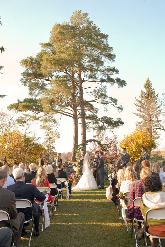 Outdoor Sunset Wedding