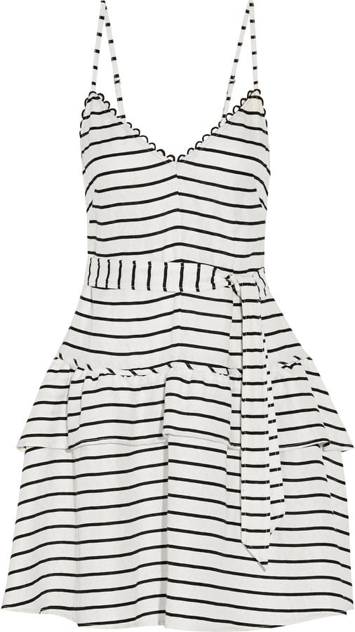 Marissa Webb Mattie Striped Twill Mini Dress ($445)