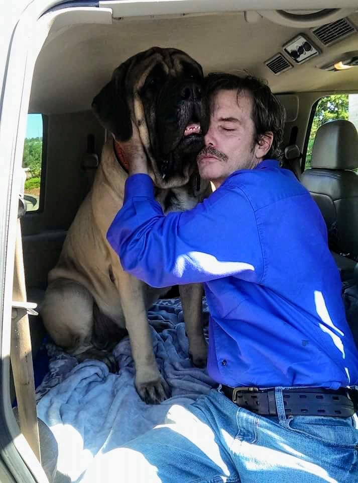 Man Recovering From Surgery Meets Sherman the Service Dog