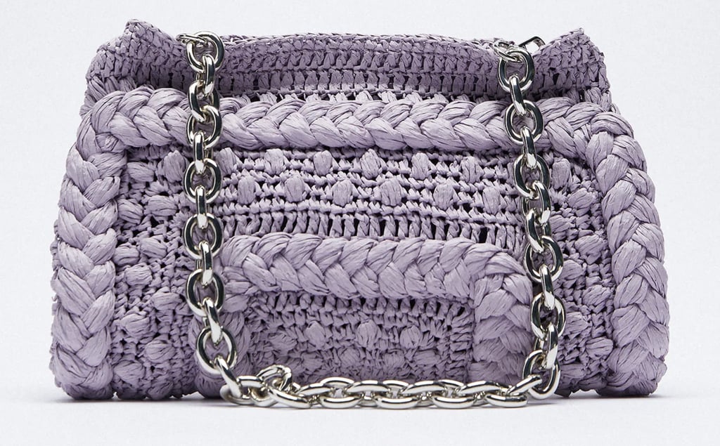 Zara Woven Shoulder Bag