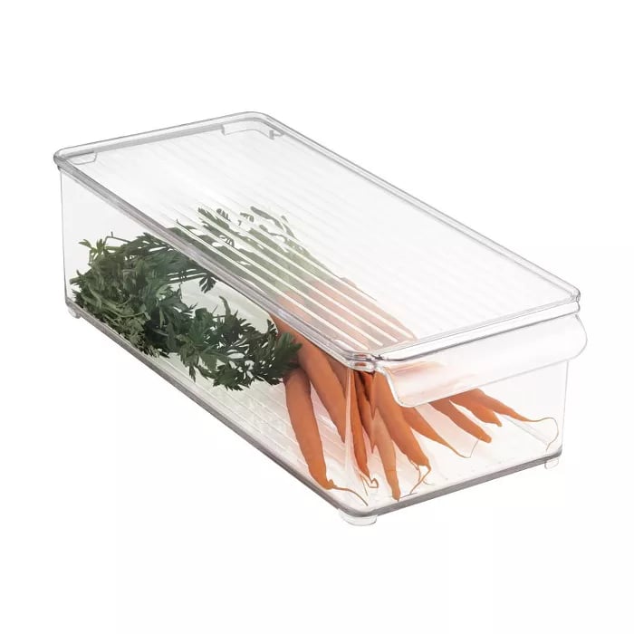 mDesign Plastic Kitchen Food Storage Bin