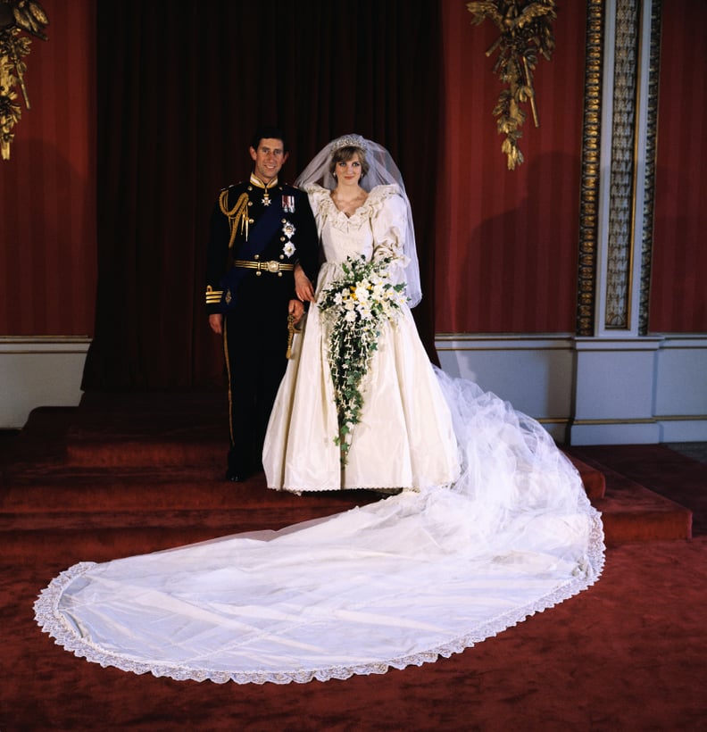 Diana Spencer in David and Elizabeth Emanuel, 1981