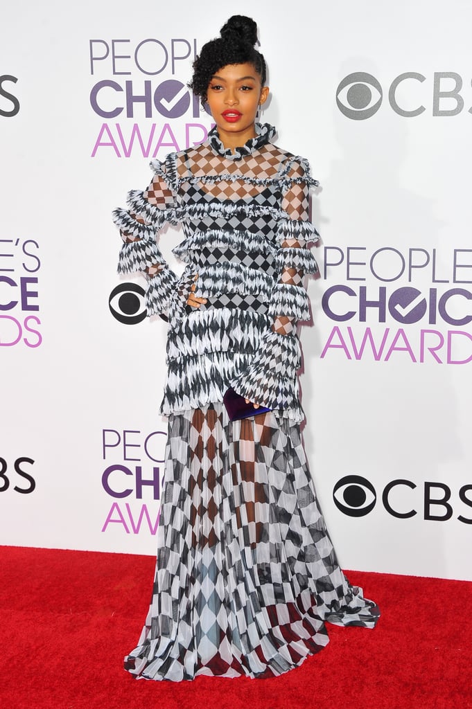 But Can Just as Easily Rock a Black and White Dress