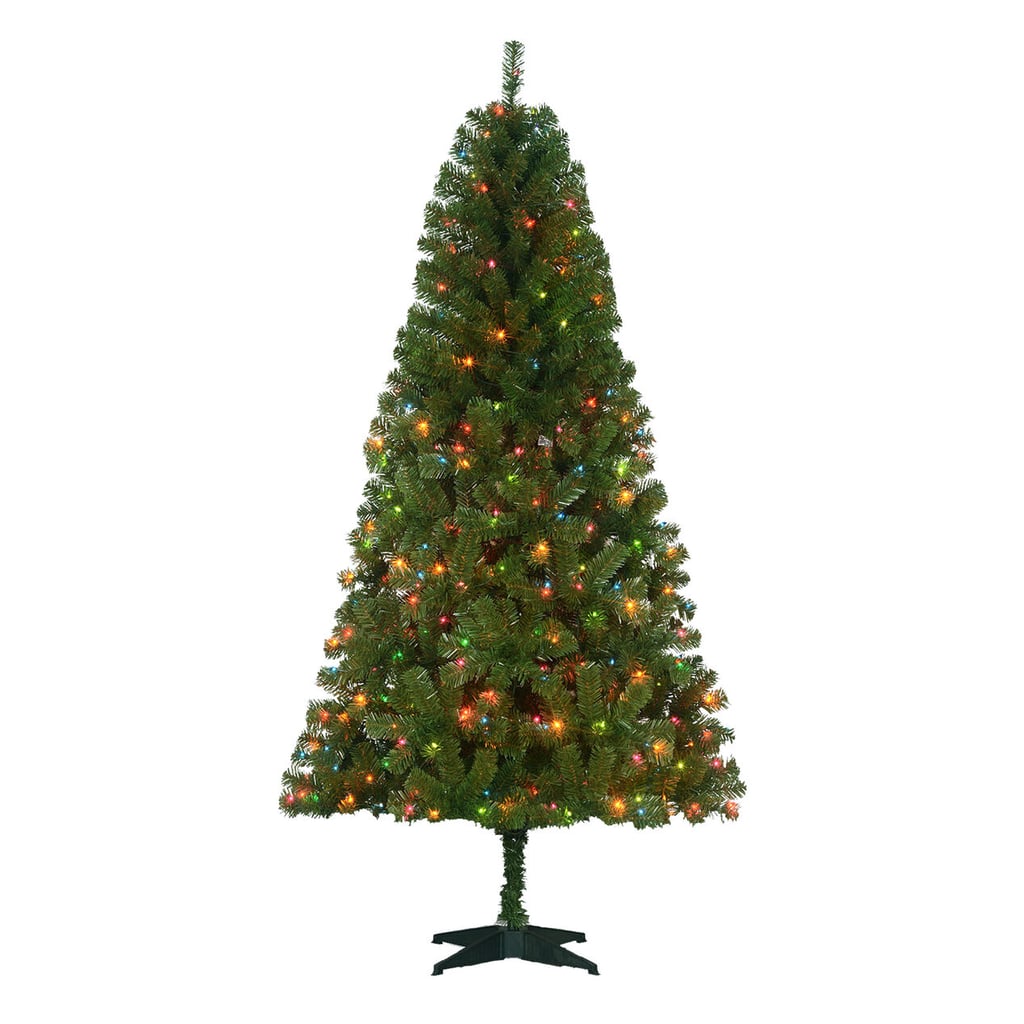 6.5' Pre-Lit Grand Fir Christmas Tree