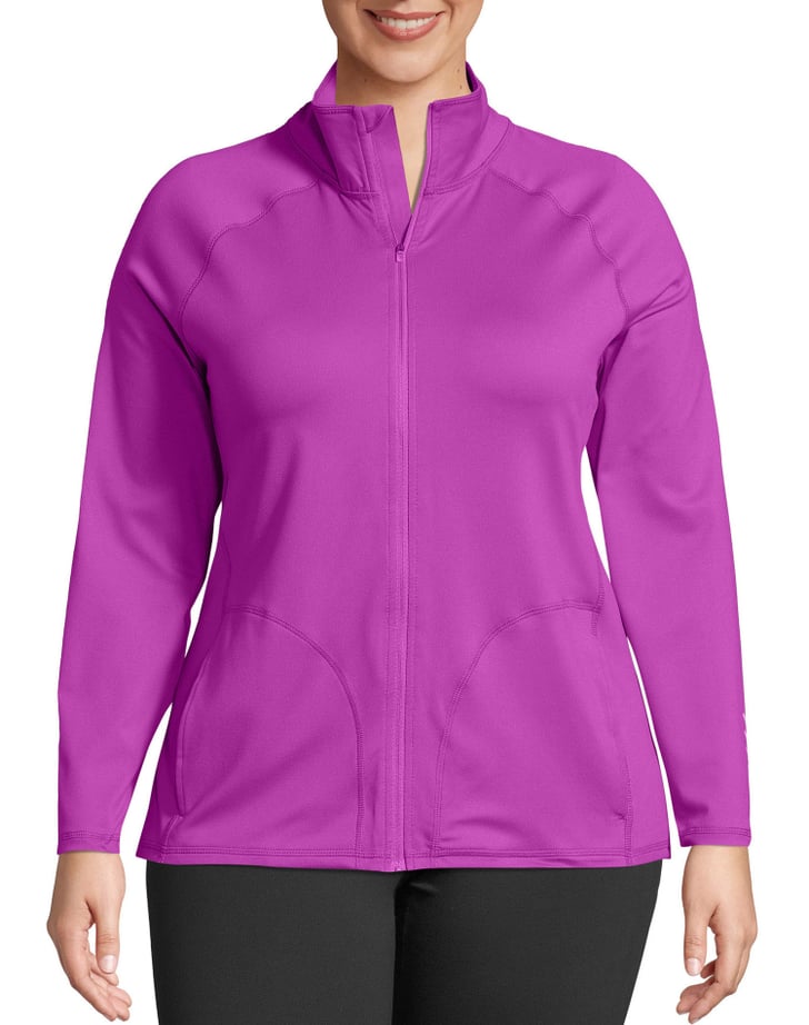 Active Full Zip Mock Neck Jacket Best Workout Clothes From Walmart POPSUGAR Fitness Photo 12