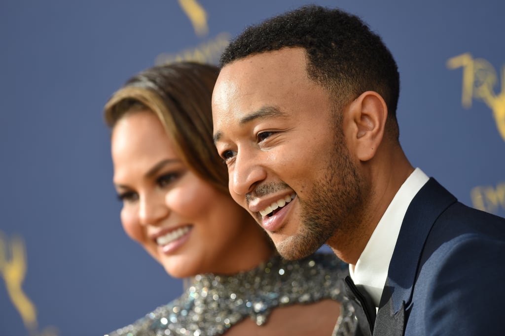 Chrissy Teigen Zuhair Murad Dress at the 2018 Emmys