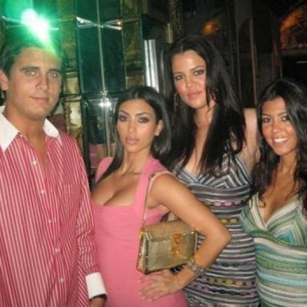 Kim threw us for a loop with this photo from 2006 — with a Scott Disick cameo to boot!
Source: Instagram user kimkardashian