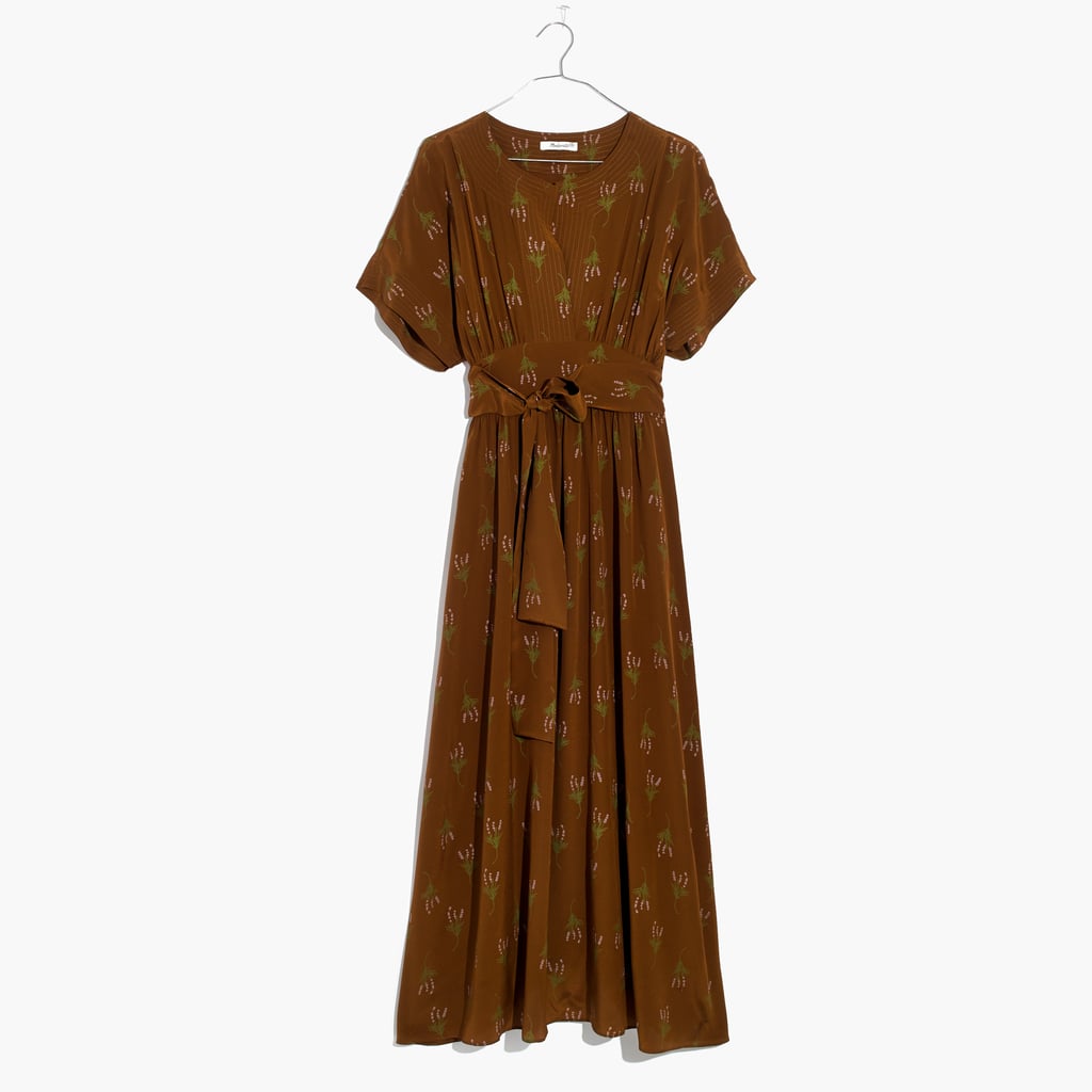 Madewell x No.6 Silk Kimono Dress in Wisteria Spray ($188)