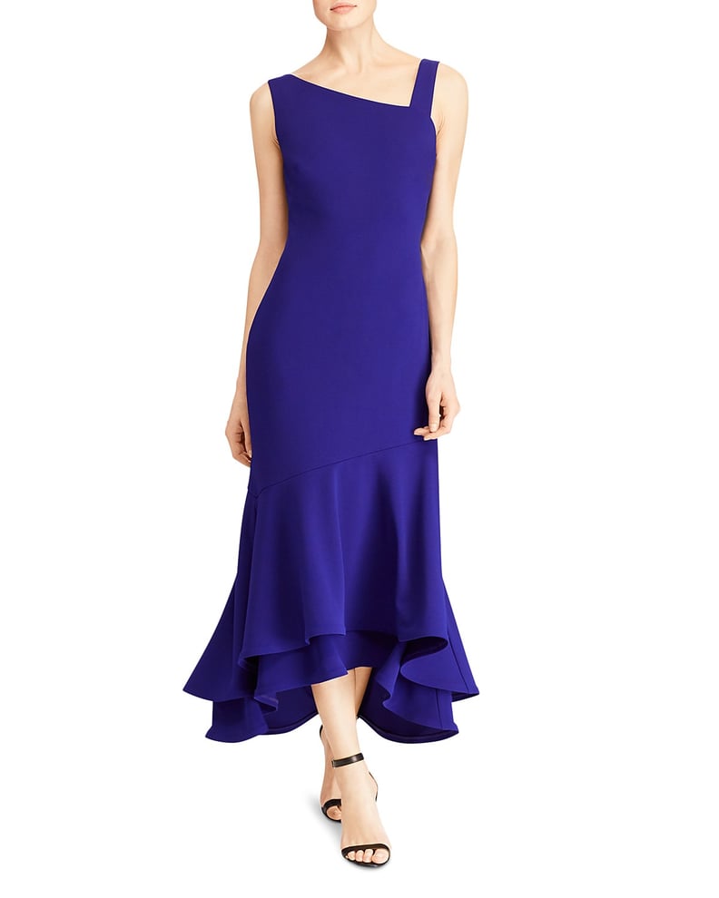 Lauren Ralph Lauren Asymmetric Gown