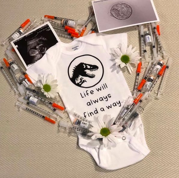 IVF Pregnancy Announcements POPSUGAR Family Photo 7 ivf-pregnancy-announcements-popsugar-family-photo-7