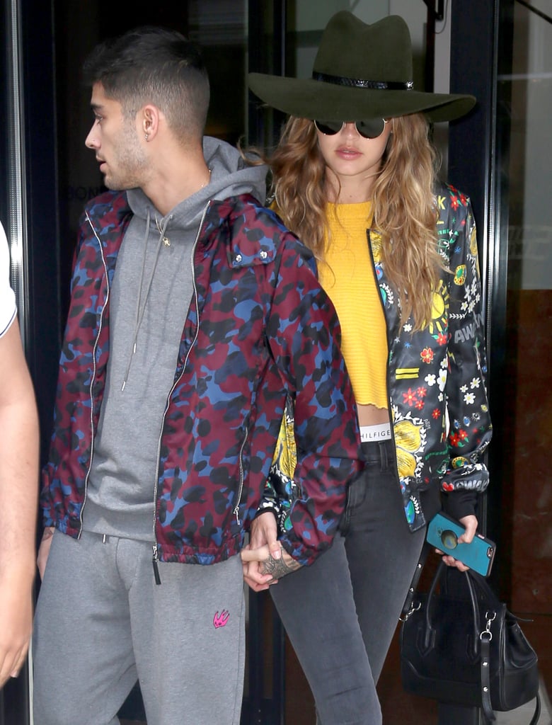 Gigi Hadid And Zayn Malik Holding Hands In Nyc July 2016 Popsugar Celebrity 