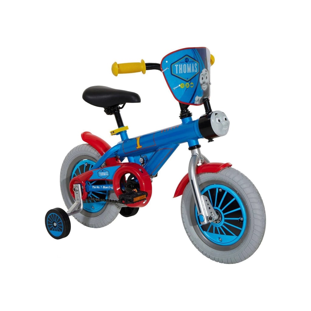 Thomas the train bicycle with cheap training wheels