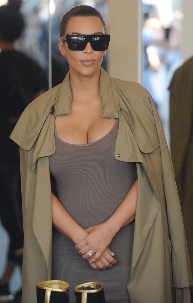 Kim Kardashian Baby Bump Pictures July 2015