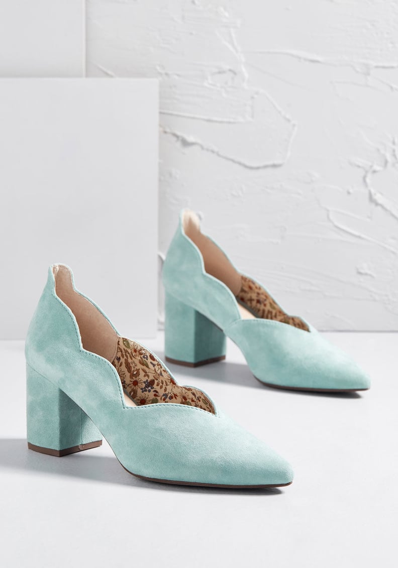 ModCloth Cascade Suede Heels