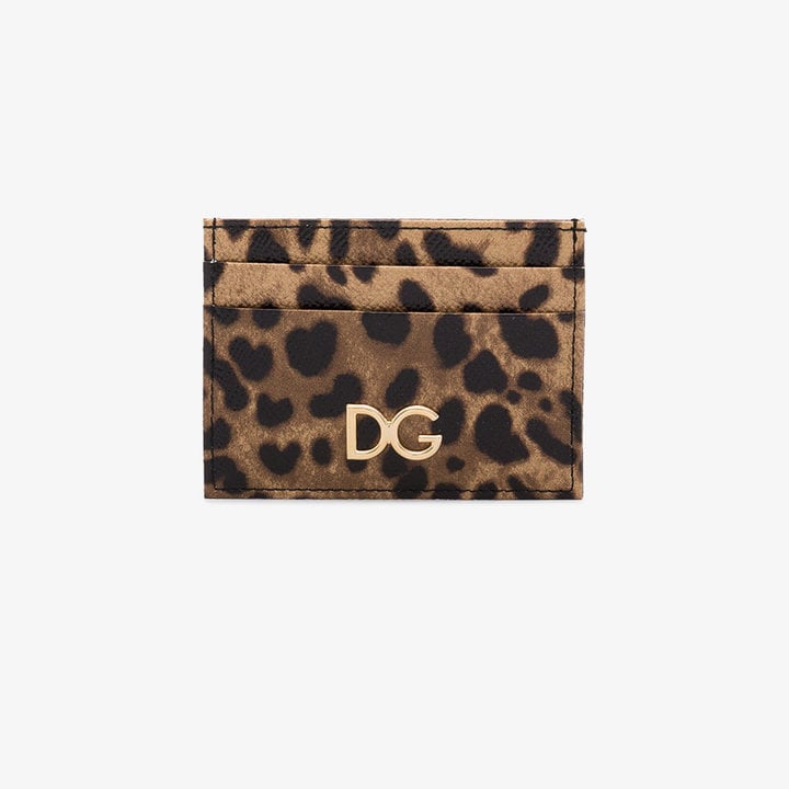 Dolce & Gabbana Leopard Print Cardholder