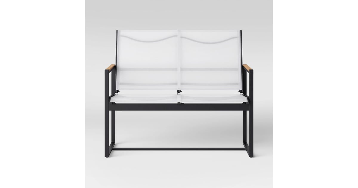 Henning Patio Bench in White Target Memorial Day Outdoor Furniture