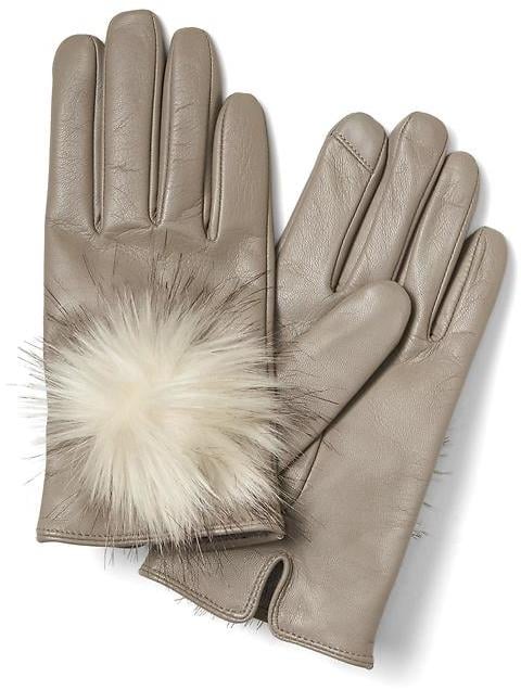 Banana Republic Faux-Fur Pom Glove ($88)