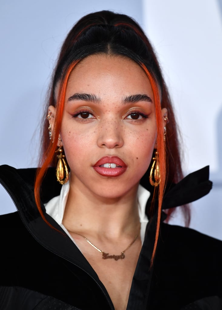 FKA Twigs's Tangerine-Hued '90s Tendrils at the 2020 BRIT Awards
