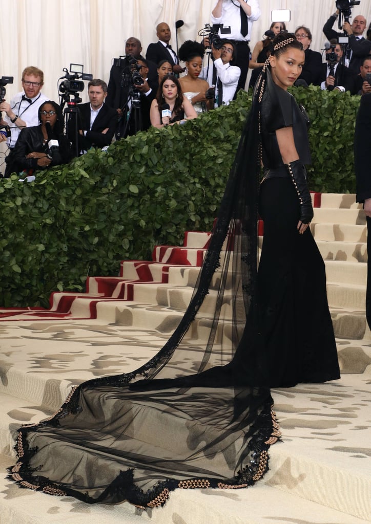 Bella Hadid Wore a 10-Pound Veil to the Met Gala