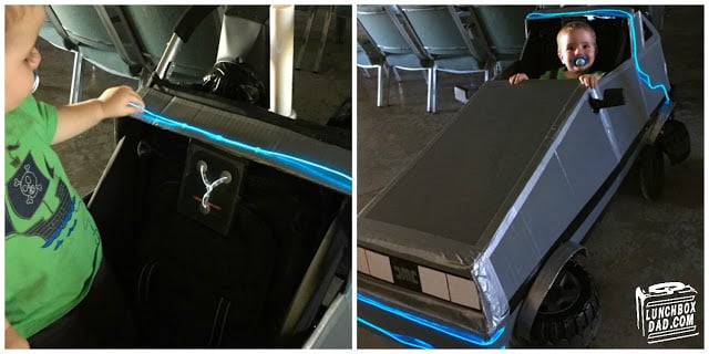 Back to the Future DIY DeLorean Stroller