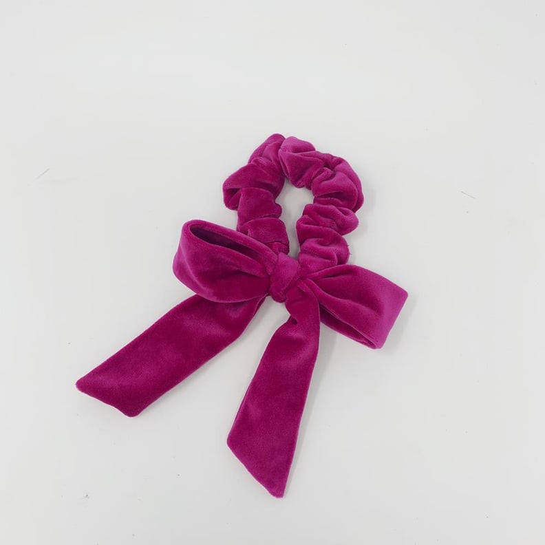 ARossGirl Born in the Sun Shocking Pink Velvet Bow