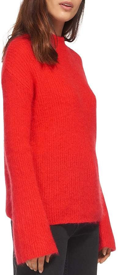Whistles Flared-Sleeve Chunky-Knit Sweater