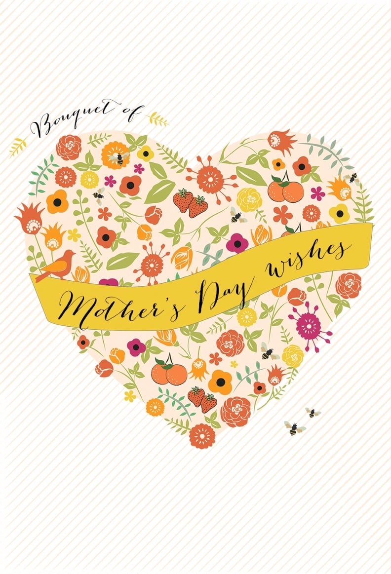 Fragrant Heart Printable Mother's Day Card