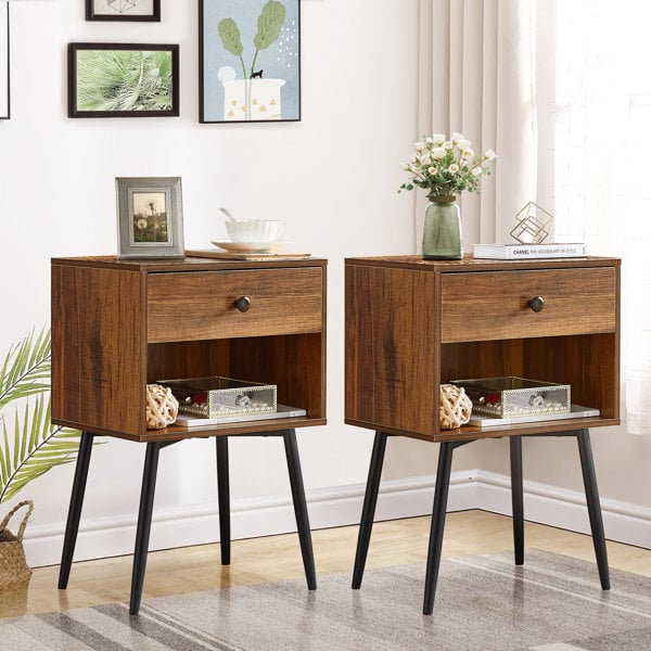 Trent Austin Design Kempst Steel Nightstand Set