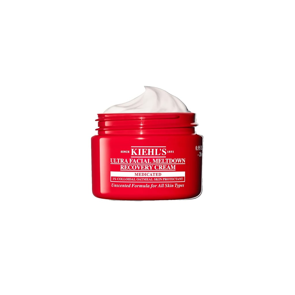 Kiehl's Ultra Facial Meltdown Recovery Cream ($23, originally $30)
When your skin is throwing a toddler-level tantrum — it's highly irritable, overreacting to everything, and screaming for help — reach for this amazing recovery cream that won a Popsugar Beauty award. It cools on contact while the colloidal oatmeal soothes and hydrates.