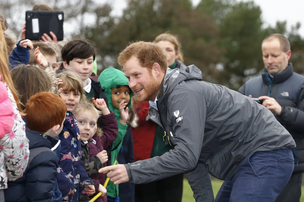 Prince Harry Visits Lancashire England February 2016