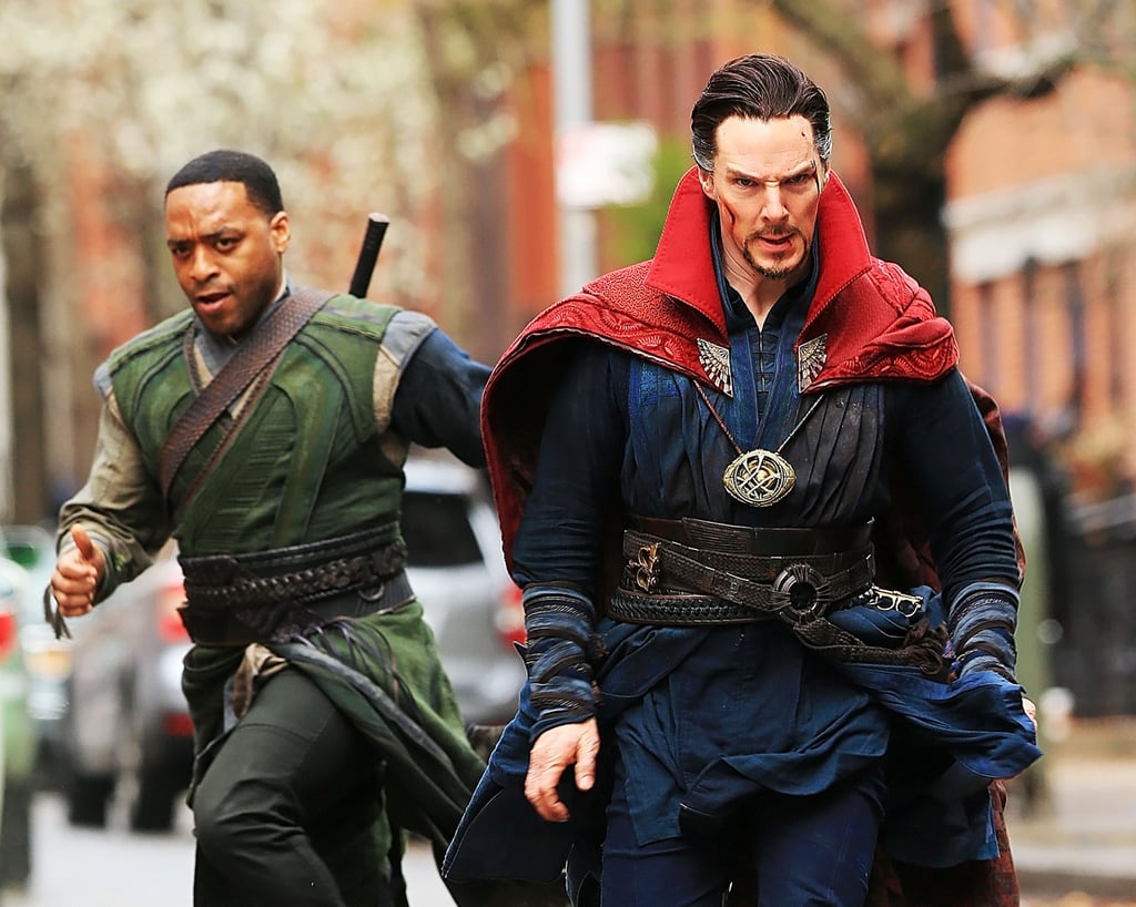 Benedict Cumberbatch Filming Doctor Strange Set Pictures