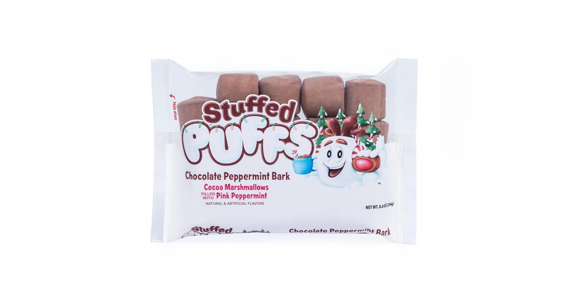 Stuffed Puffs Debuts Chocolate Peppermint Bark Marshmallows | POPSUGAR Food Photo 5 These Chocolate Marshmallows Have a Sweet... 