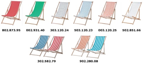 Sling beach chair sale ikea