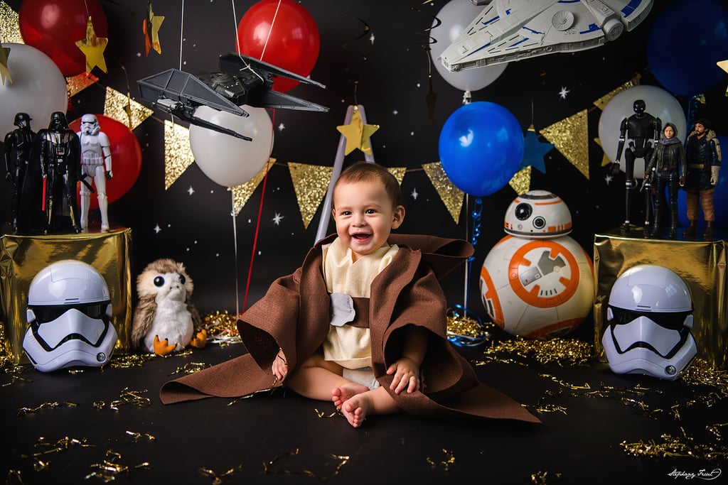 Star Wars R2-D2 Jedi First Birthday Cake Smash