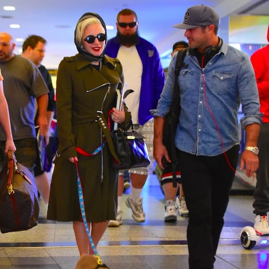 Lady Gaga and Taylor Kinney at NYC Airport October 2015
