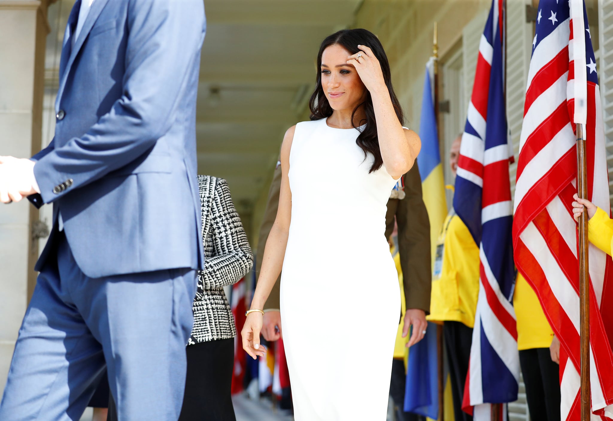 karen gee white dress
