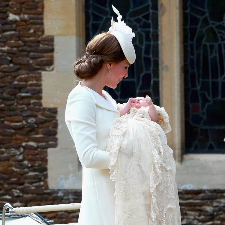 Kate Middleton S Dress At Princess Charlotte S Christening Popsugar Fashion