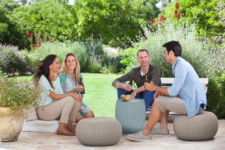 Keter knit sale pouf