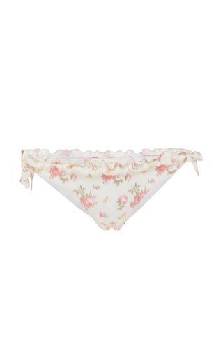 Loveshackfancy Elena Floral-Print Bikini Bottom