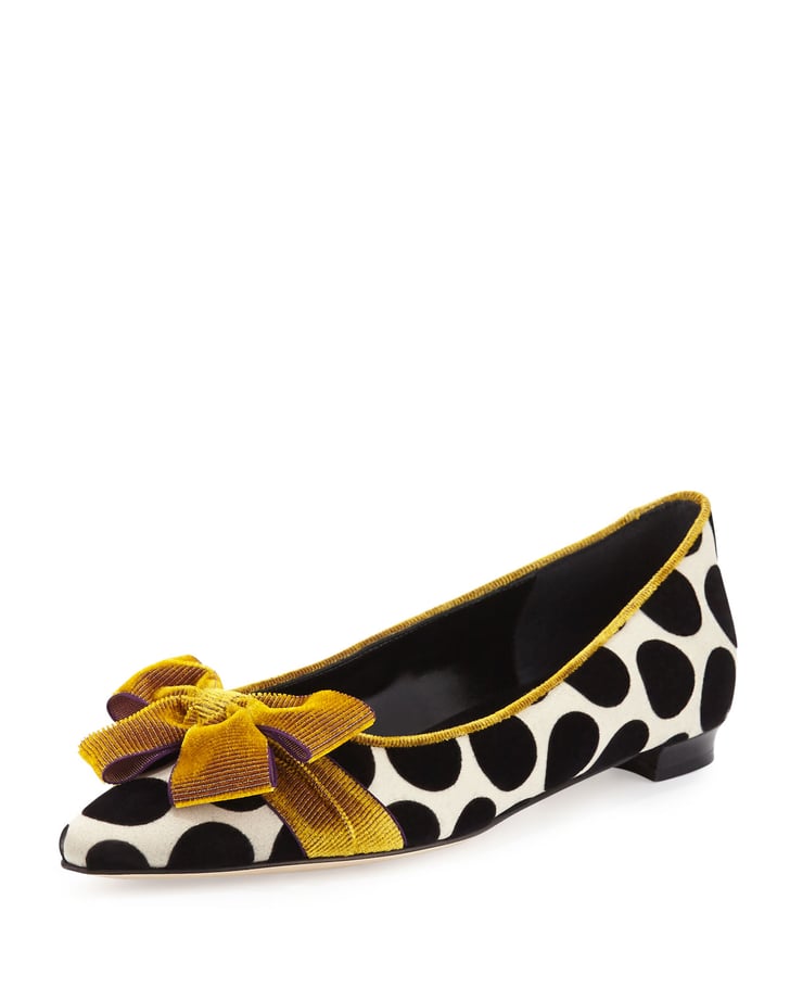 manolo blahnik polka dot shoes