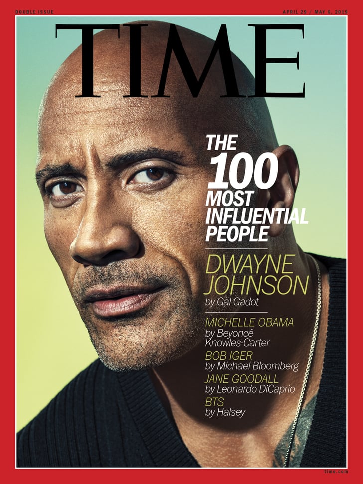 Dwayne Johnson 2019 Time 100 Most Influential People Cover ...