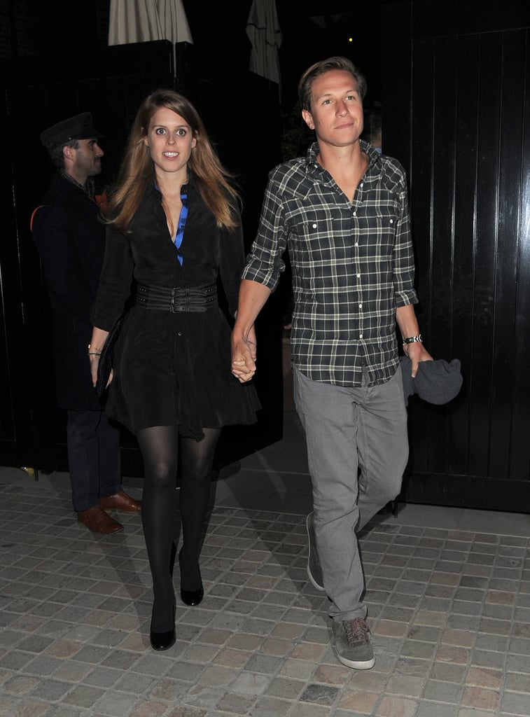 They enjoyed a romantic night out in London.