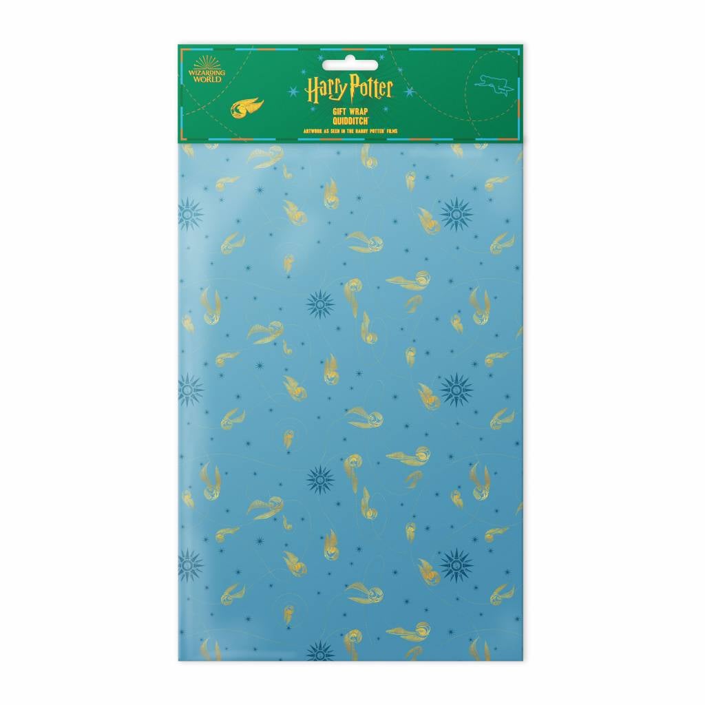 Harry Potter Quidditch Gift Wrap