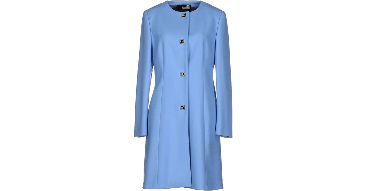 Love Moschino Coats ($375) | Kate Middleton Wearing Blue Reiss Coat ...
